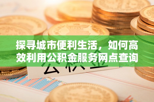 临江探寻城市便利生活，如何高效利用公积金服务网点查询提升办事效率