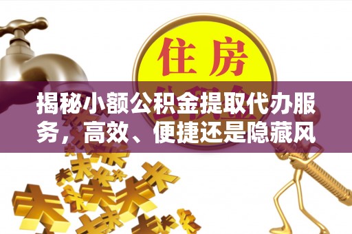 临江揭秘小额公积金提取代办服务，高效、便捷还是隐藏风险？