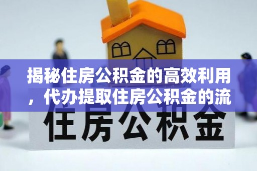 临江揭秘住房公积金的高效利用，代办提取住房公积金的流程与技巧