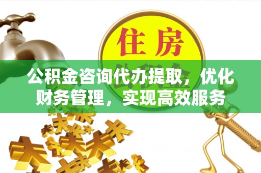 临江公积金咨询代办提取，优化财务管理，实现高效服务