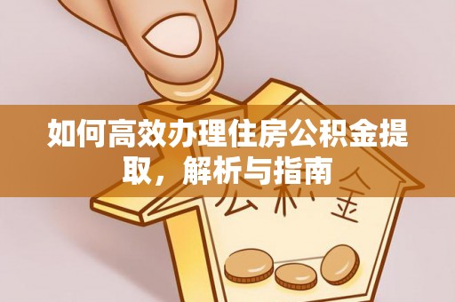临江如何高效办理住房公积金提取，解析与指南