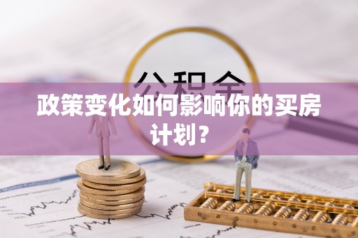 临江政策变化如何影响你的买房计划？