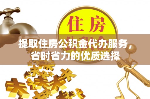 临江提取住房公积金代办服务，省时省力的优质选择