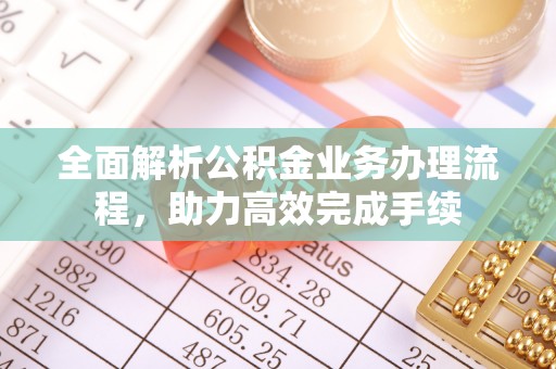 临江全面解析公积金业务办理流程，助力高效完成手续