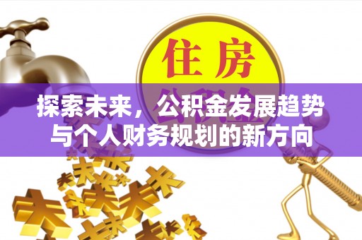 临江探索未来，公积金发展趋势与个人财务规划的新方向