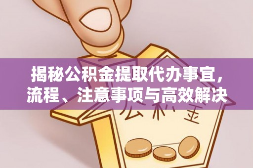 临江揭秘公积金提取代办事宜，流程、注意事项与高效解决方案